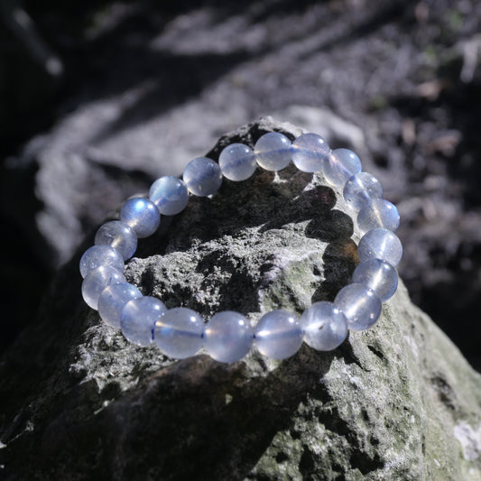 Labradorite Grey Moonstone Bracelet