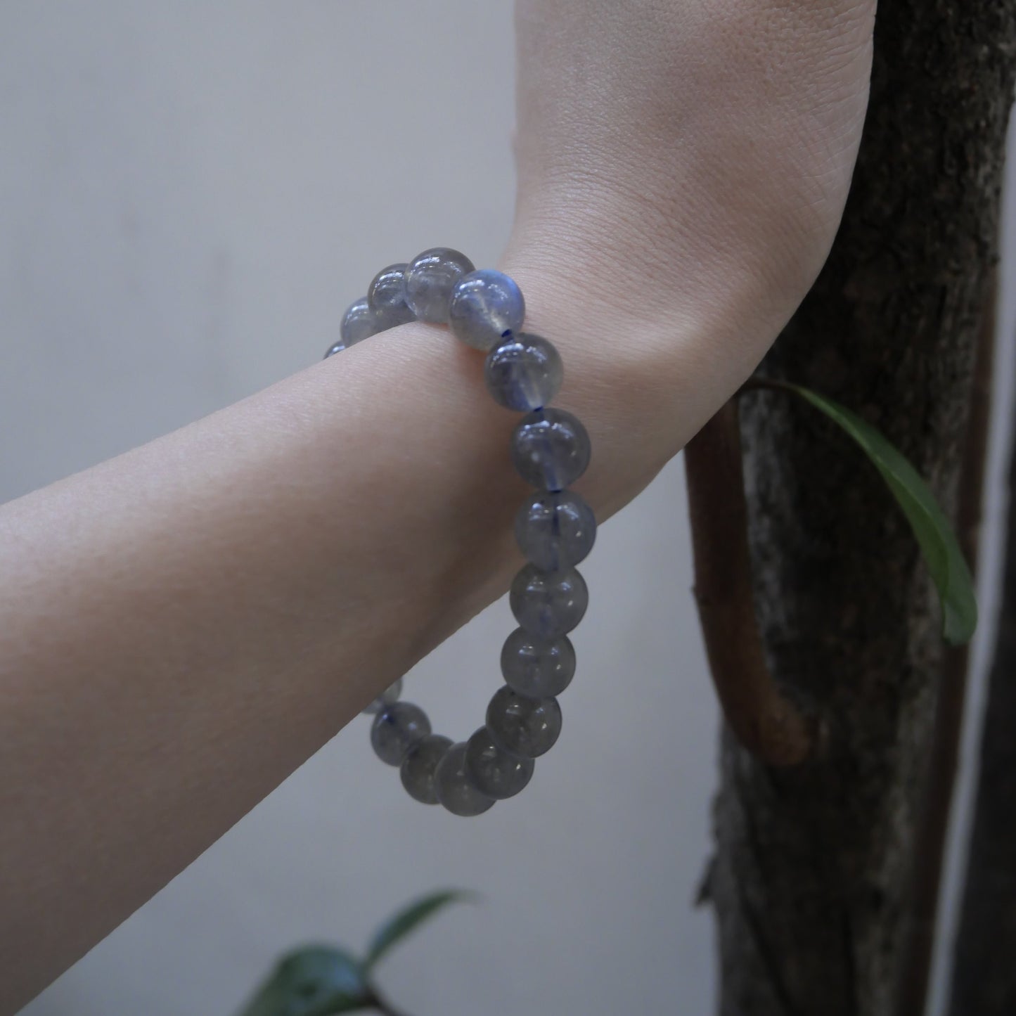 Labradorite Grey Moonstone Bracelet